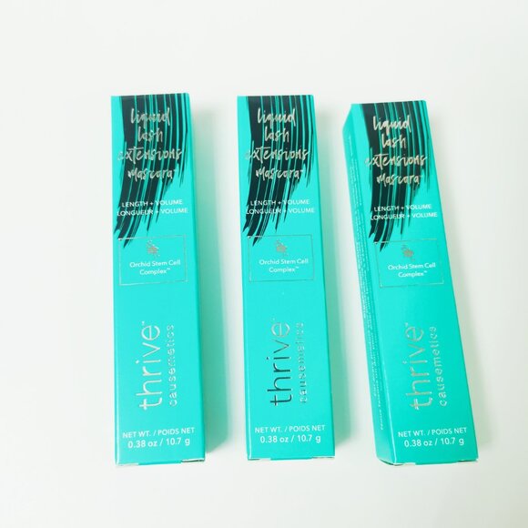 Mascara/ 5pcs/ Liquid Lash Thrive Causemetics Extensions Brynn Rich Black New - Picture 2 of 3